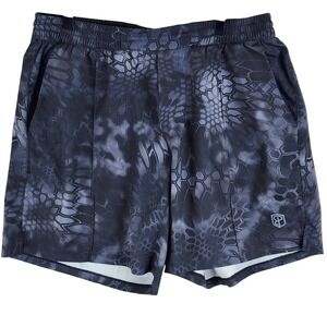 Born Primitive Kryptek Typhon Athletic Shorts Mens M Black Camo Gym Tactical